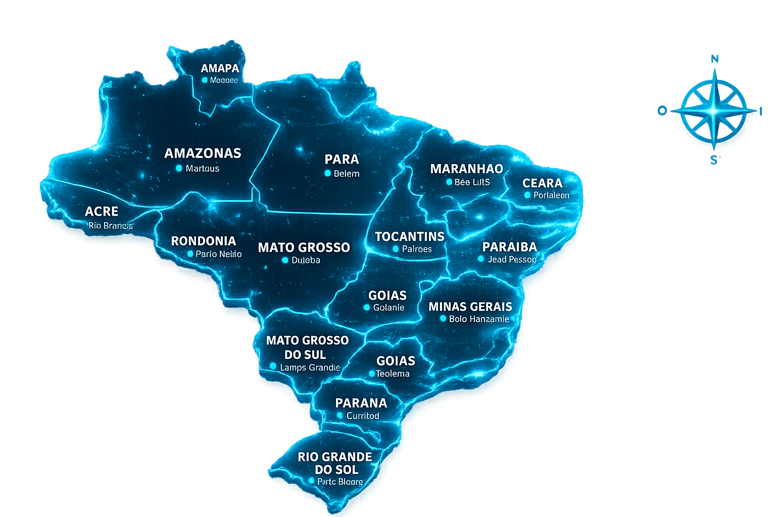 Mapa do Brasil